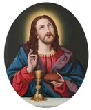 Continental School, The Transubstantiation, THE TRANSUBSTANTIATION, oil on canvas