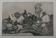 Disparate de Carnabal from Los Proverbios, 1815-1824 by Franciso de Goya, DISPARATE DE CARNABAL FROM LOS PROVERBIOS, 1815-1824, etching and aquatint, sold Feb 2010