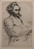 James Abbott McNeill Whistler, Drouet-Sculptor, Drypoint