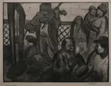 Pop Hart, Excursion Boat, Etching and aquatint