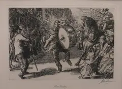 Man Monkey by John Sloan, Etching, sold Feb 2010