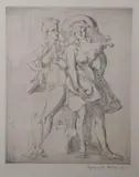 Reginald Marsh, League Print, Engraving
