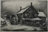 Howard Cook, Country Store, Etching
