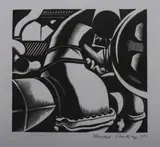 Howard Cook, Engine Room