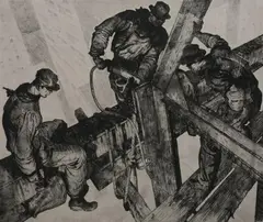 James  Allen, The Builders, Etching