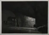 Martin Lewis, The Arch, Drypoint