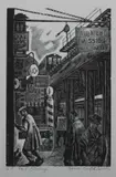 Bernard Brussel-Smith, Bowery, Wood engraving