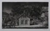 Armin Landeck, Cornwall Bridge Station, Drypoint