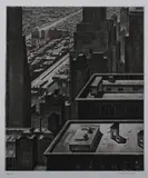 Armin Landeck, Manhattan Vista, Drypoint
