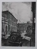 Armin Landeck, Bedford Street, Etching