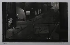 Armin Landeck, Pop'S Tavern, Aquatint and drypoint