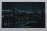 Frederick Mershimer, 59Th Street Bridge, Color mezzotint