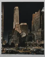 Ascension by Frederick Mershimer, Color mezzotint, sold Feb 2010