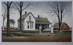 Roger Medearis, The Heritage, Hand-colored lithograph