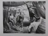 Federico Castellón, By the Arks, Lithograph