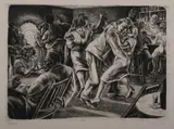 Isaac Friedlander, Diversion, Etching