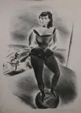Yasuo Kuniyoshi, Circus Performer Balanced on a Ball