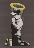 Banksy, Untitled, Banksy (b.1974) 'Forgive Us Our Trespassing' offset lithograph in colours