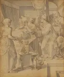 Maarten van Heemskerck, Untitled, pen and brown ink and grey wash 25 x 19.5cm