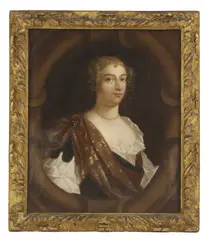 Untitled by Peter Lely, in a contemporary carved giltwood frame, sold Sep 2023