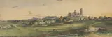 Henry Baines, Untitled, watercolour 18 x 52cm