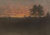 Albert Goodwin, Untitled, pastel 32.5 x 43cm
