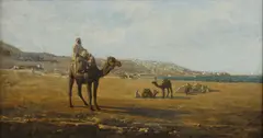 Emmanuel Joseph Lauret, Untitled, oil on canvas 24.5 x 46cm