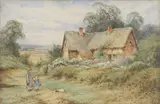 Henry John Sylvester Stannard, Untitled, watercolour heightened with white 35 x 50.5cm