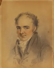 Untitled by James Ward, pencil and chalks 26.2 x 21cm, sold Sep 2023