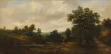 Alfred Vickers, Untitled, oil on canvas 46 x 92 cm