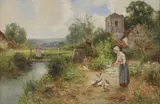 Ernest Walbourn, Untitled, oil on canvas 61 x 92cm