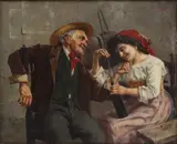 Jules Zermati, Untitled, oil on canvas 45 x 58cm