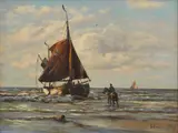 Hermann Bahner, Untitled, oil on canvas 44.5 x 61.5cm