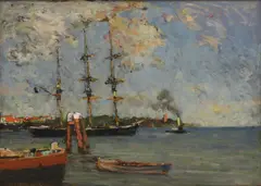 Gustav Fenkohl, Untitled, oil on board 49 x 69cm