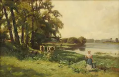 Arthur William Redgate, Untitled, oil on canvas 50 x 76cm Provenance: With David Messum