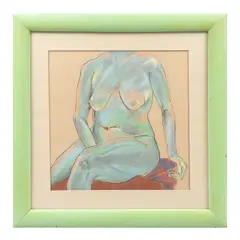 Mujer desnuda by Gelsen Gas, Pastel sobre papel, offered Oct 2022