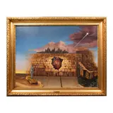 Jacqueline Ripstein, Corazón de un muro, Óleo sobre tela60 x 70 cm