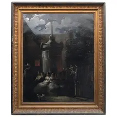 MÉXICO by Paseo de las Cadenas, 1851, Óleo sobre tela, offered Sep 2022
