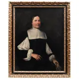 Retrato de Caballero Holandés, MÉXICO, SIGLO XIX, Óleo sobre tela