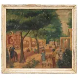 Horacio Rentería Rocha, MÉXICO, (1912-1972), Óleo sobre tela