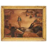 Lazando Caballos, MÉXICO, SIGLO XX, Óleo sobre tela