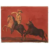 Picador, MÉXICO, SIGLO XIX, Óleo sobre tela