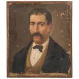 Retrato de Caballero, MÉXICO, SIGLO XIX