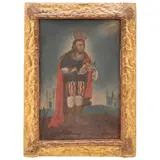 San Luis Rey de Francia, MÉXICO, CA., 1900, Óleo sobre tela