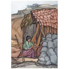 Untitled by Pablo O'Higgins, Acuarela y gouache sobre papel, offered Aug 2022