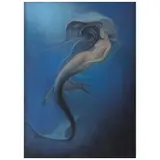Abel Almenara, Sirena dormida, 2009, Pastel sobre papel