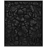 Beatriz Zamora, El negro # 2641, 2003, Mixta sobre madera