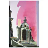Carlos Oropeza, Piedra angular, Óleo sobre tela
