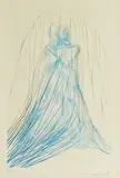 Iseult et Brangaine (Aus: "Tristan et Iseult") by Salvador Dalí, 1970, Farbradierung auf BFK RIVES (Wasserzeichen), sold Jan 2020