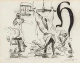 Lovis Corinth, Auktion 432, Los 492, Kohle auf Velin